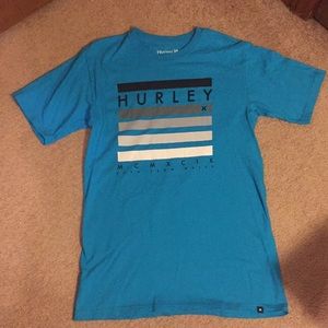 Hurley-size S tee- great aqua blue color!